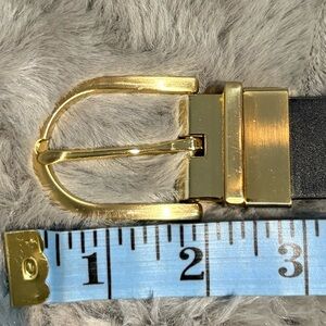 Gold Buckle Black Belt